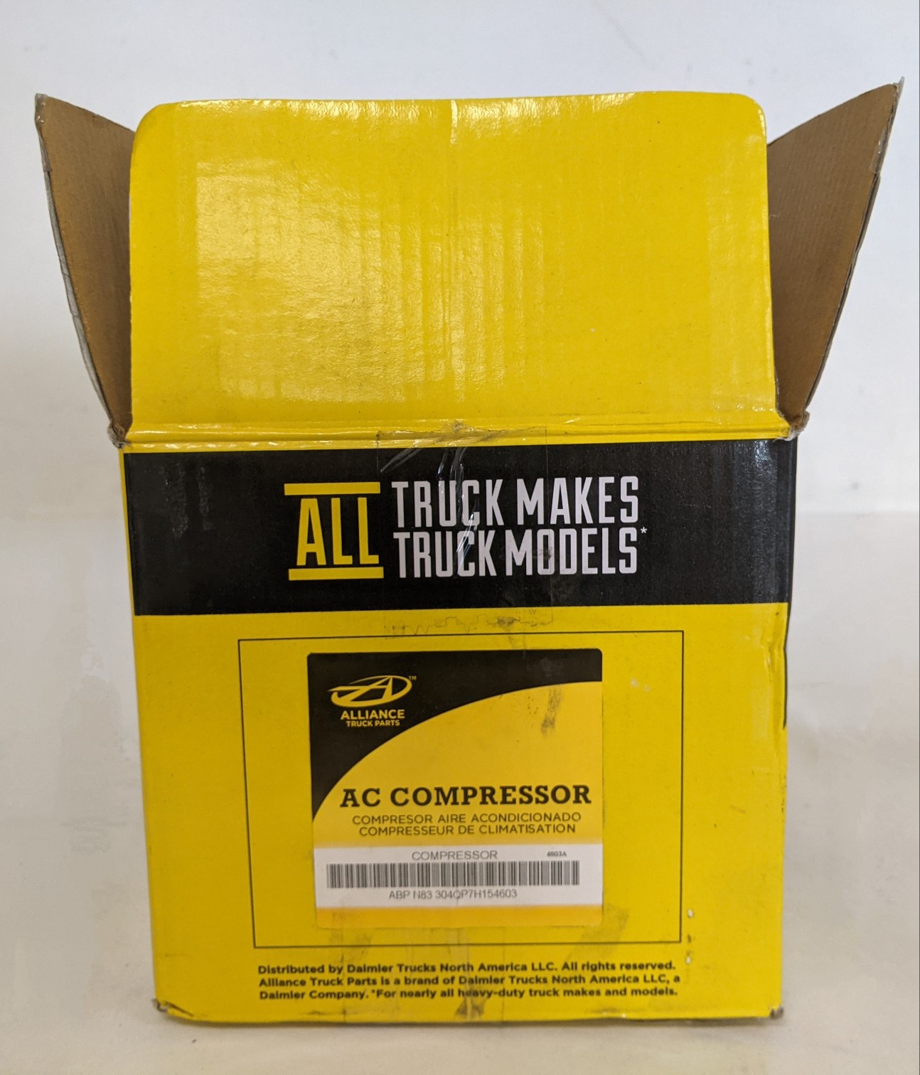 New Alliance V-Pad 12V 2A 132 MM 7H E A/C Compressor - P/N ABPN83304QP7H154603 (9770647257404)