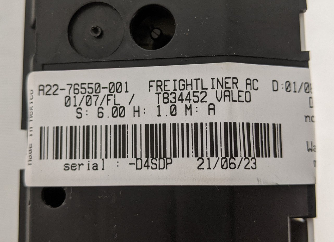 New Freightliner M2 Plus Main HVAC, AC Controller - P/N A22-76550-001 (9762116370748)