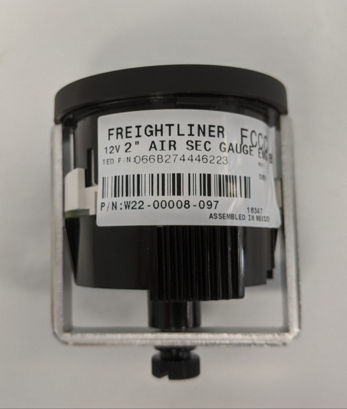 New Freightliner 2" 12V Secondary Air Pressure Gauge - P/N W22-00008-097 (9831792738620)