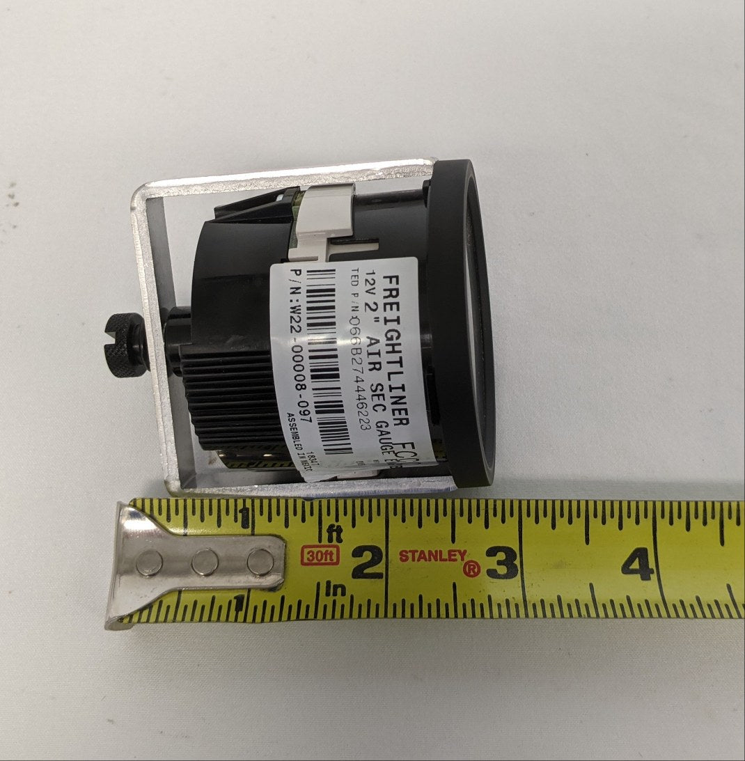 New Freightliner 2" 12V Secondary Air Pressure Gauge - P/N W22-00008-097 (9831792738620)