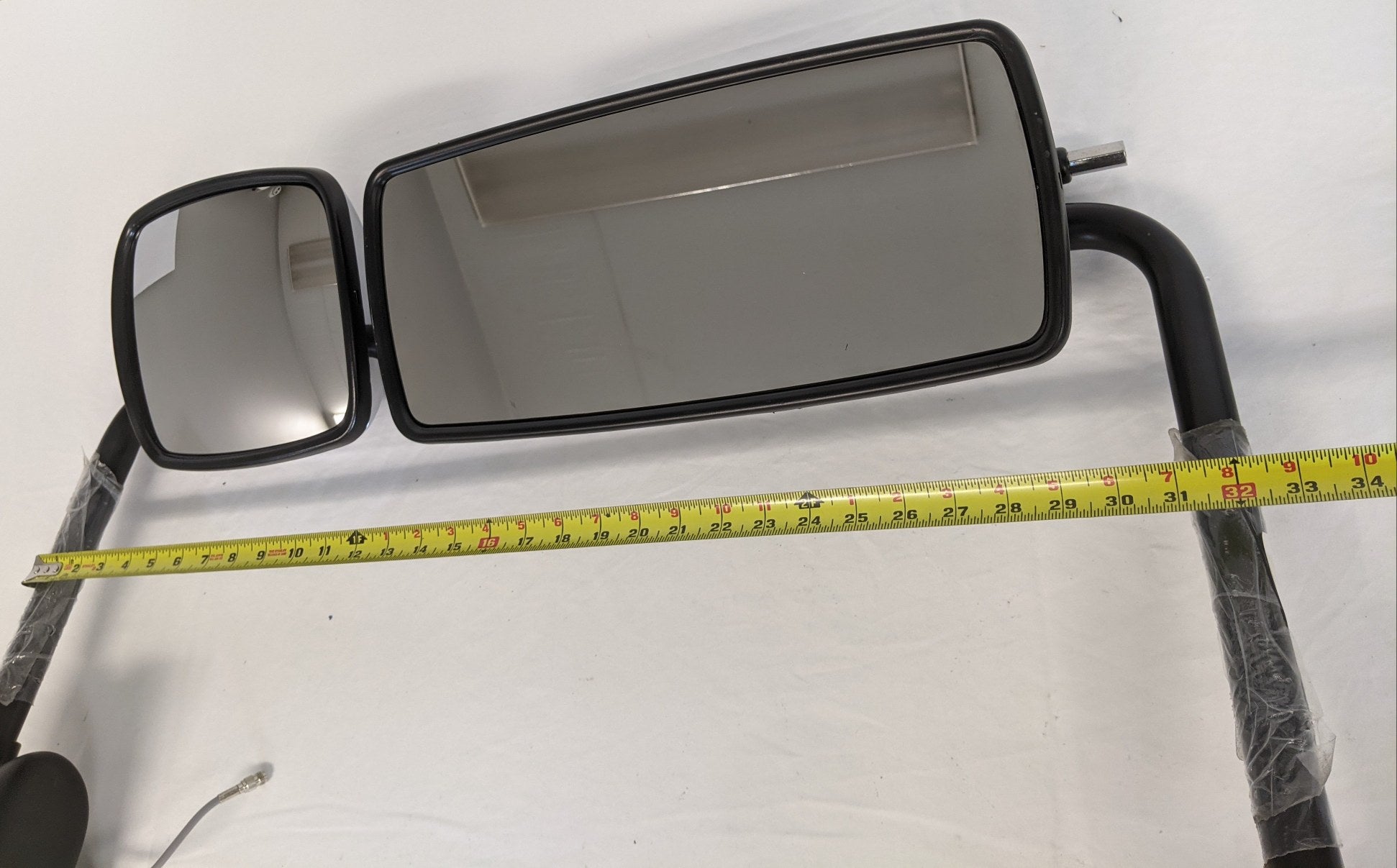 Used Freightliner M2 LH Cummins Remote Heat Bright Mirror - P/N A22-74243-049 (5016707203158)