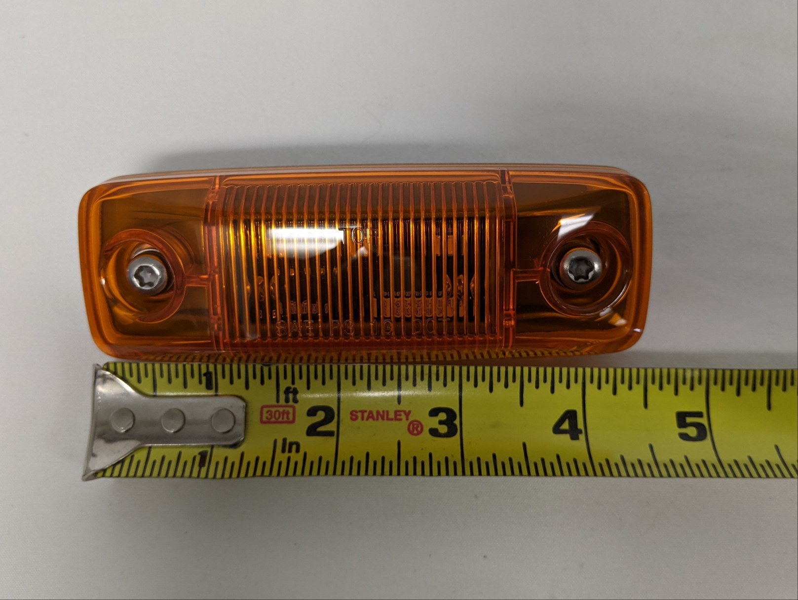 Western Star SAE LED Amber Visor Marker Lamp w/ Hardware  - P/N A66-09883-000 (9769266053436)