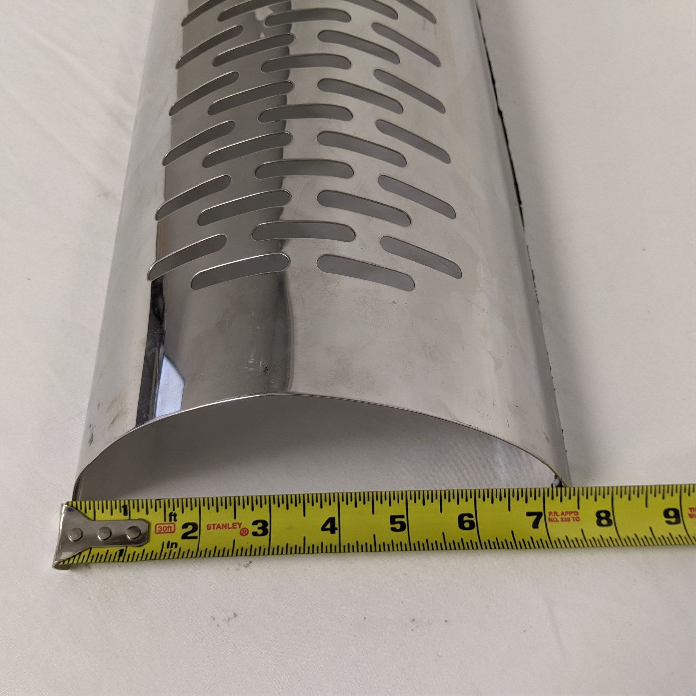 Damaged Freightliner 5" Stainless Steel Vented Exhaust Shield - P/N 04-24695-000 (9770409984316)