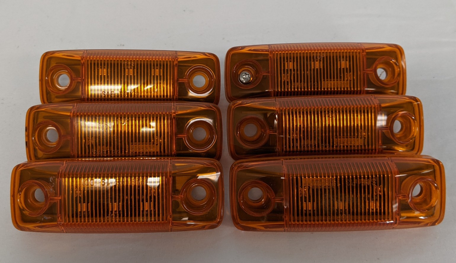 *Lot of 6* Used Western Star SAE LED Visor Marker Lamp  - P/N A66-09883-000 (9770616783164)