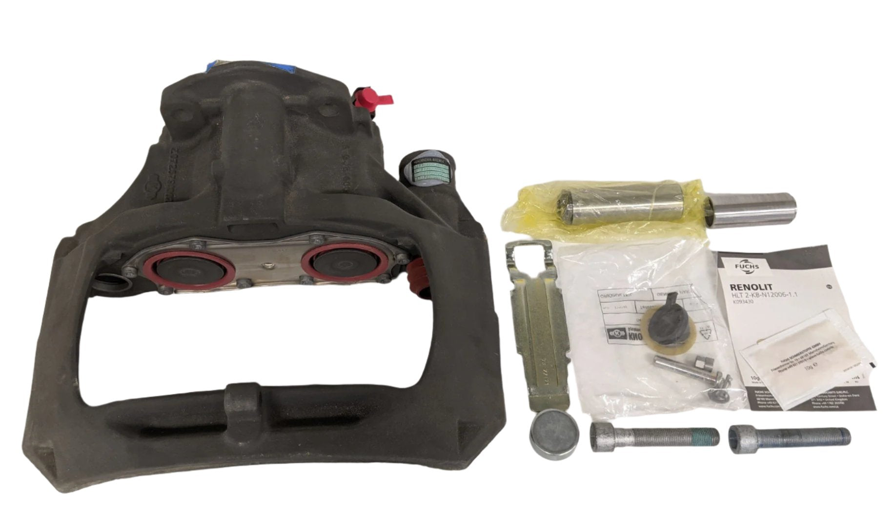 New Knorr-Bremse LH Front Disc Brake Caliper Assembly - P/N A0054200683 (9830273417532)