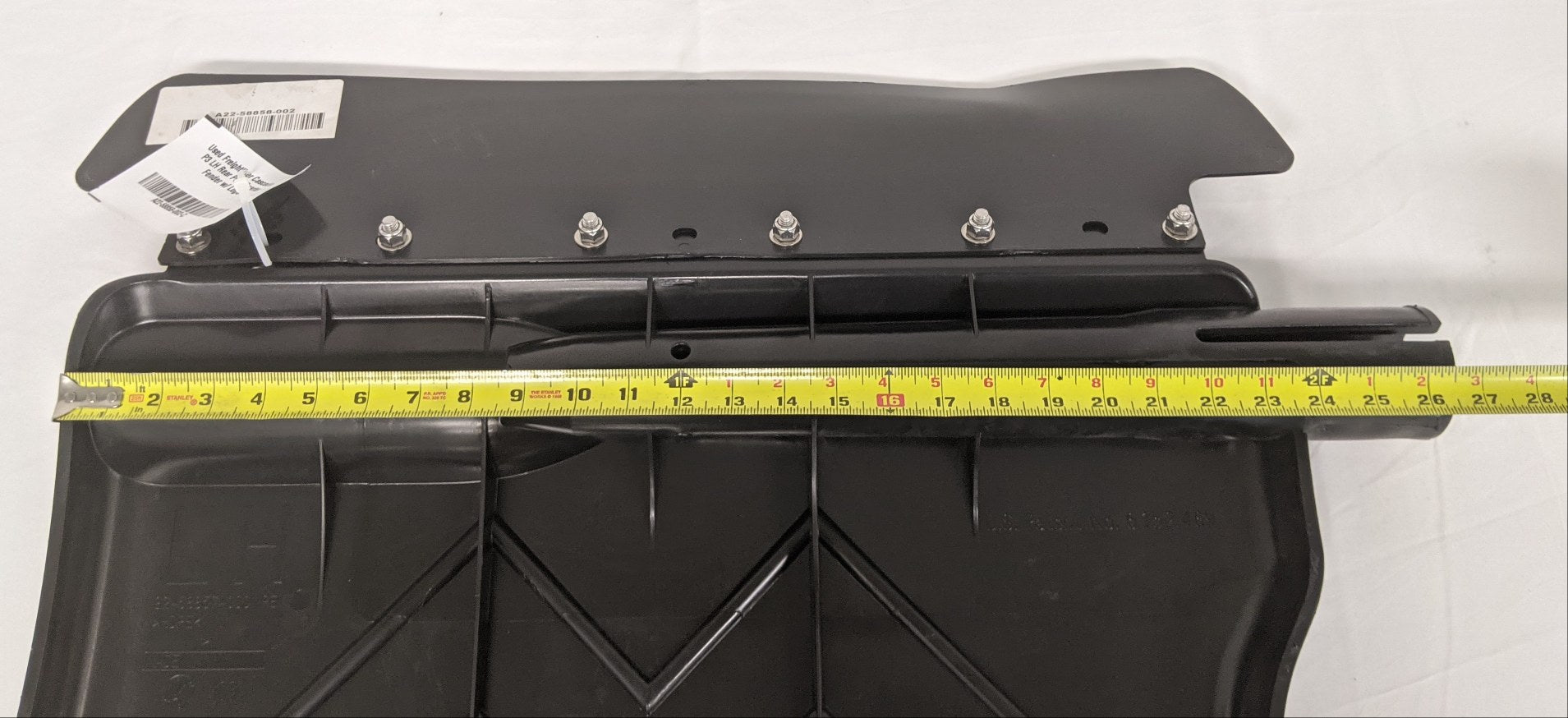 Freightliner LH Rear ¼ Fender (w/o Clamp w/ Logo) - P/N A22 Freightliner LH Rear ¼ Fender (w/o Clamp w/ Logo) - P/N A22