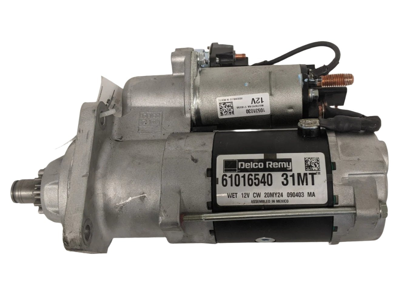 *Damaged Stud* Delco Remy 31MT Wet 12V CW Starter Motor - P/N DR 61016540 (9814095528252)