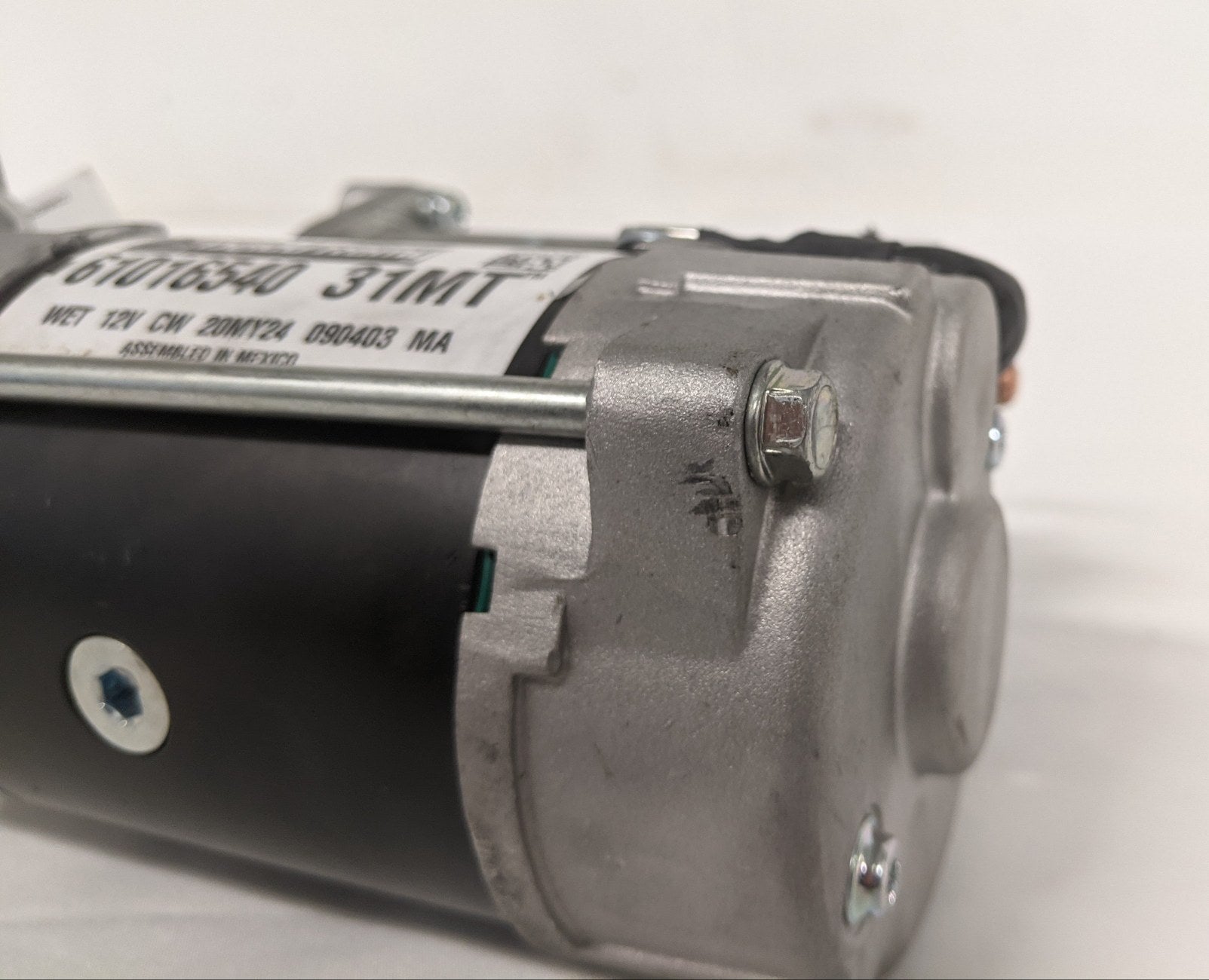 *Damaged Stud* Delco Remy 31MT Wet 12V CW Starter Motor - P/N DR 61016540 (9814095528252)