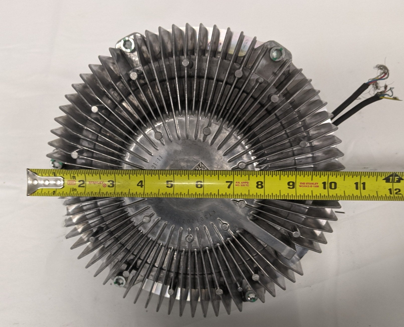 Damaged Kysor Thread-on DD13 U206 Viscous Fan Clutch - P/N KYS 010033115 (9796147872060)