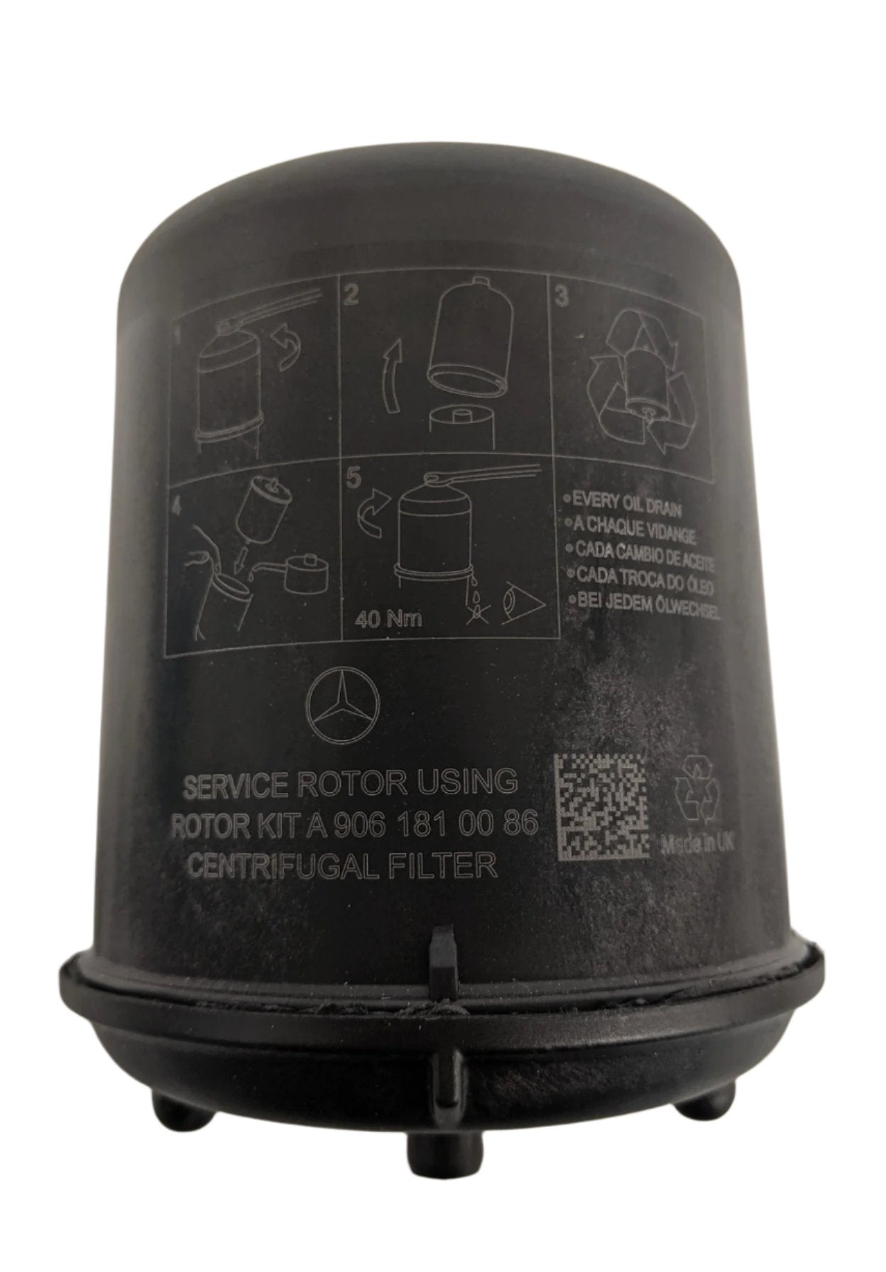 Mercedes-Benz Oil Centrifuge Engine Oil Filter Element - P/N A9061810086 (9806321221948)