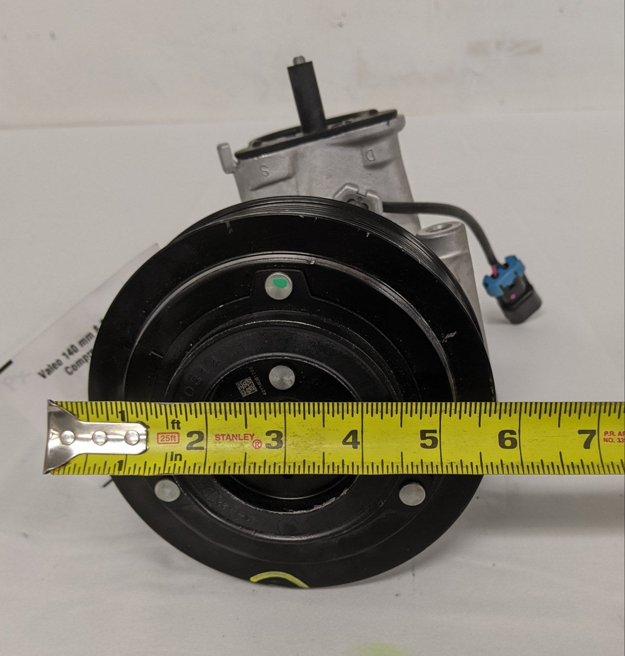 Valeo DKS-15DT 140 mm 8 Groove A/C Compressor Pulley - P/N 22-75835-000 (9819351318844)