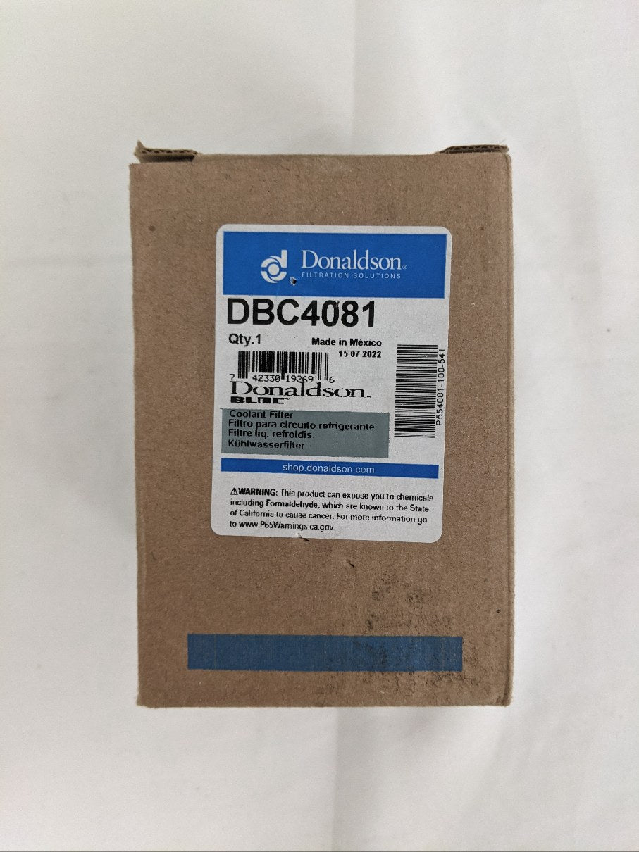 New Donaldson Spin-On Coolant Filter - P/N DN DBC4081 (9849322864956)