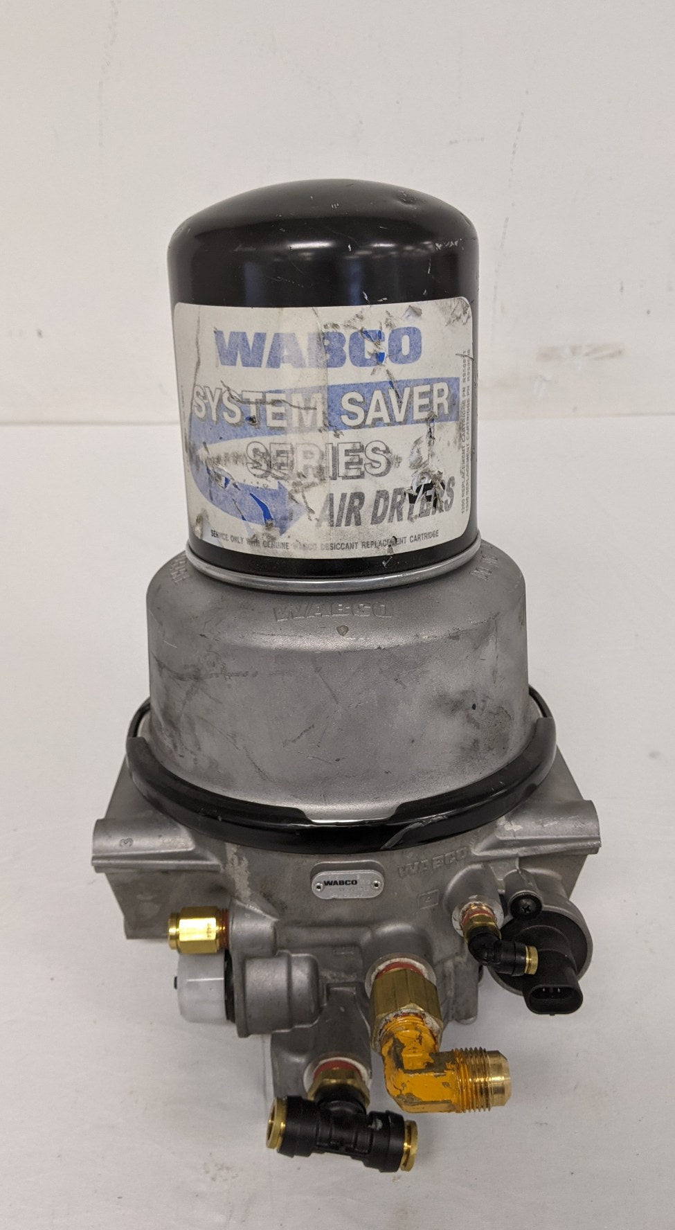 Used Wabco SS HP No OC Air Dryer w/ Drain & Check Valves - P/N WAB 432 480 144 0 (9865227698492)