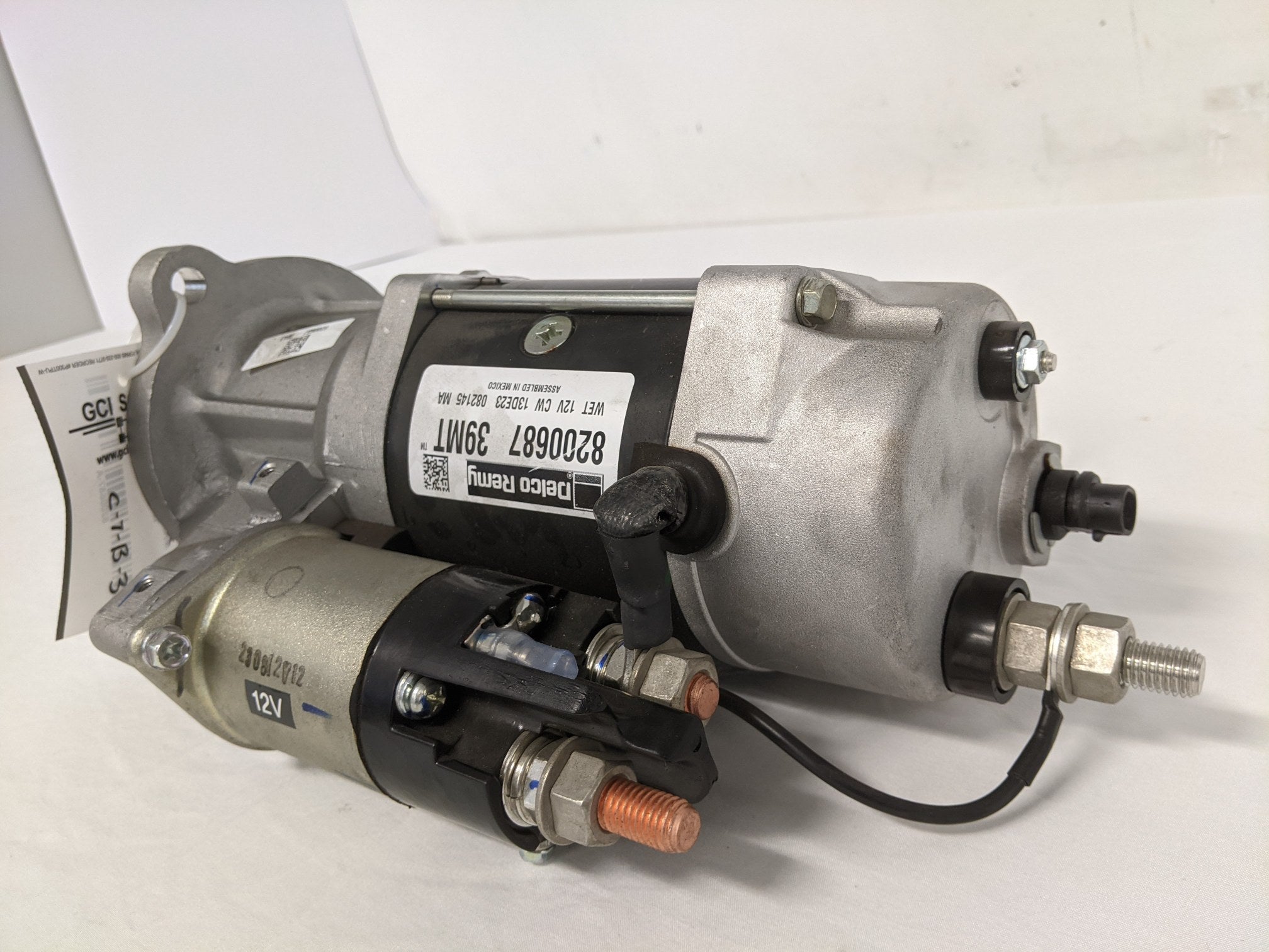 New Delco Remy 39MT OCP 12V Starter Motor - P/N DR 8200687 (9868286230844)