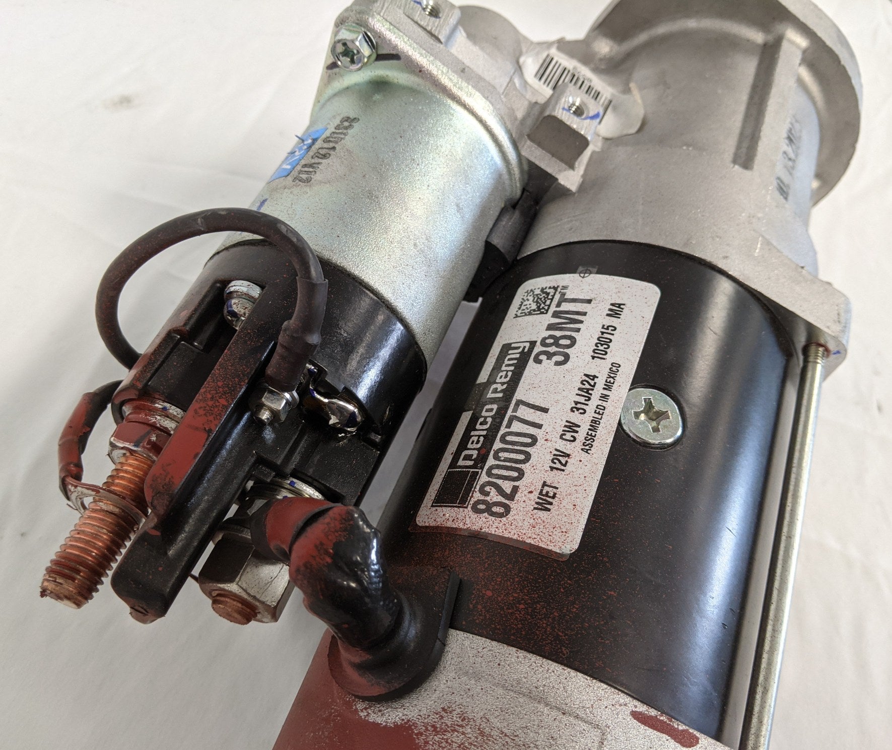 Delco Remy 12V 10 Tooth 38MT Starter Motor - P/N DR 8200077 (3939669213270)