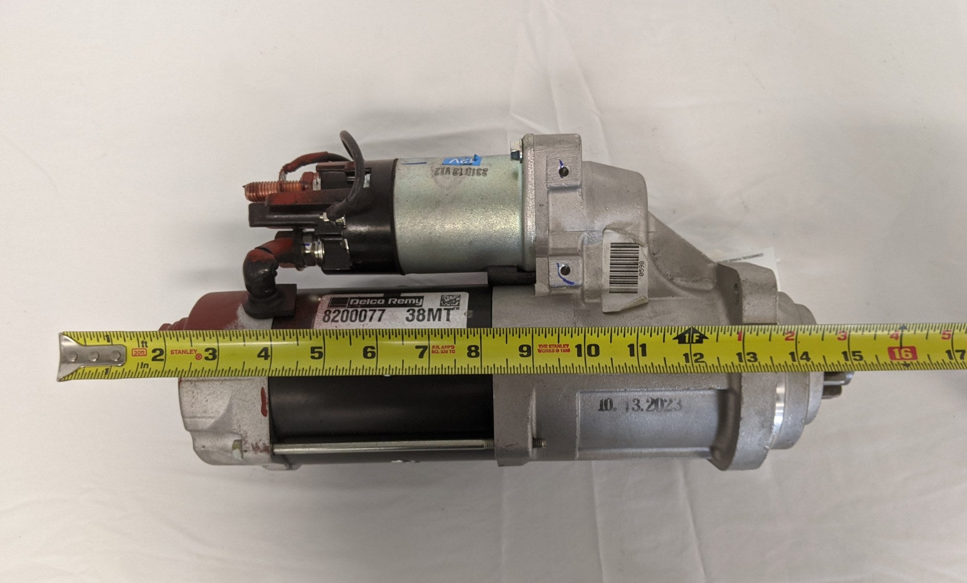 Delco Remy 12V 10 Tooth 38MT Starter Motor - P/N DR 8200077 (3939669213270)