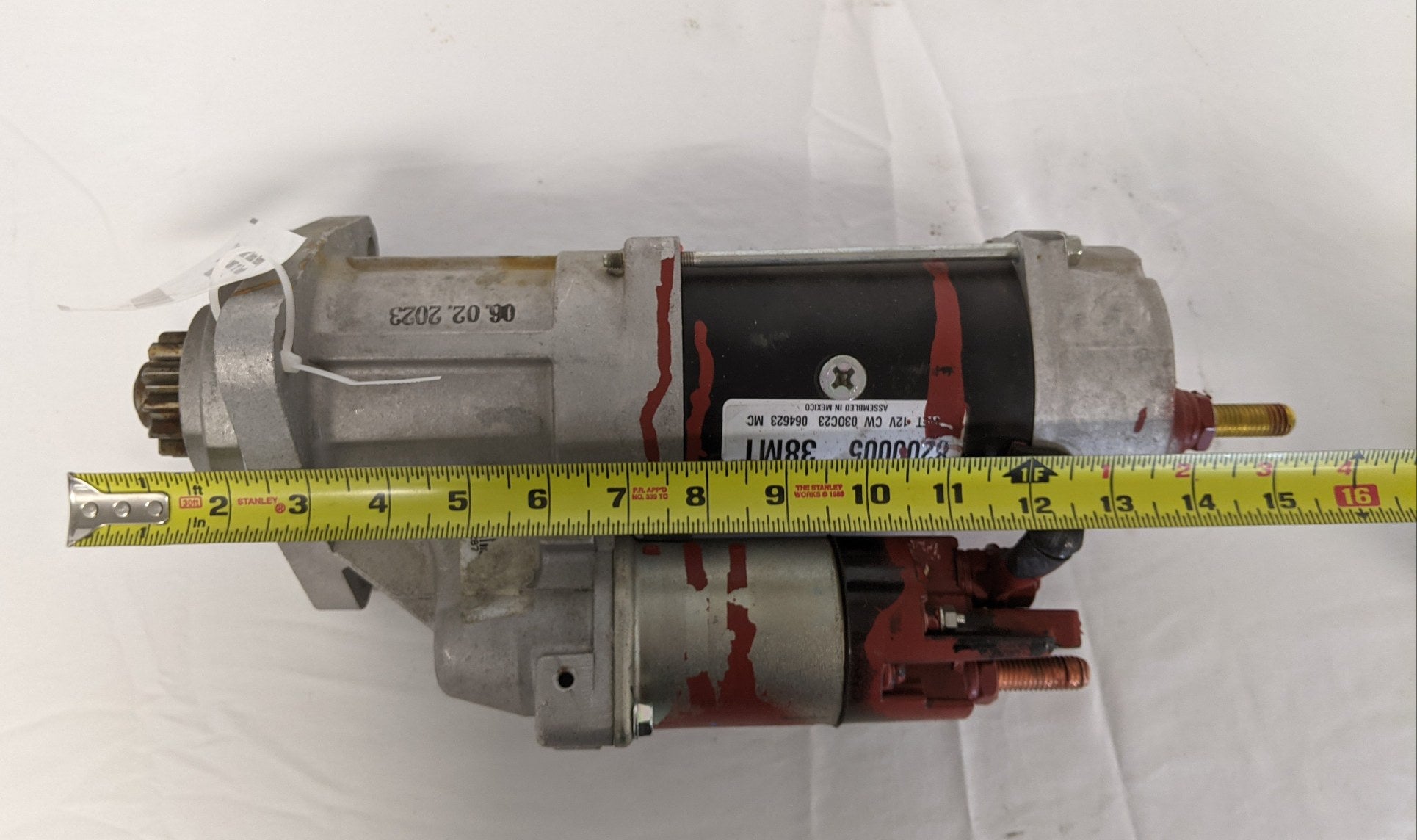 *Less Solenoid* Delco Remy Cummins 38MT 12 Tooth Starter Motor - P/N DR 8200005 (9865514484028)