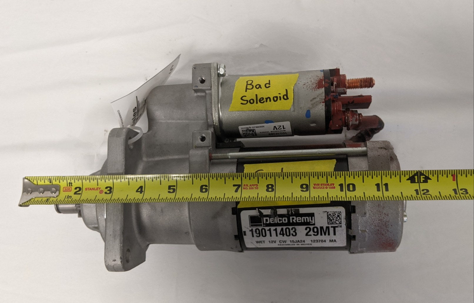 *Parts Only* Delco Remy 29MT 12V Starter Motor - P/N DR 19011403 (9865580118332)