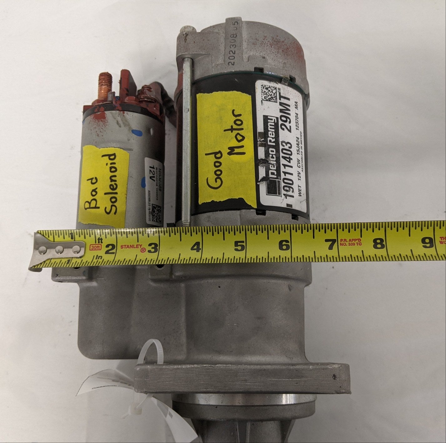 *Parts Only* Delco Remy 29MT 12V Starter Motor - P/N DR 19011403 (9865580118332)