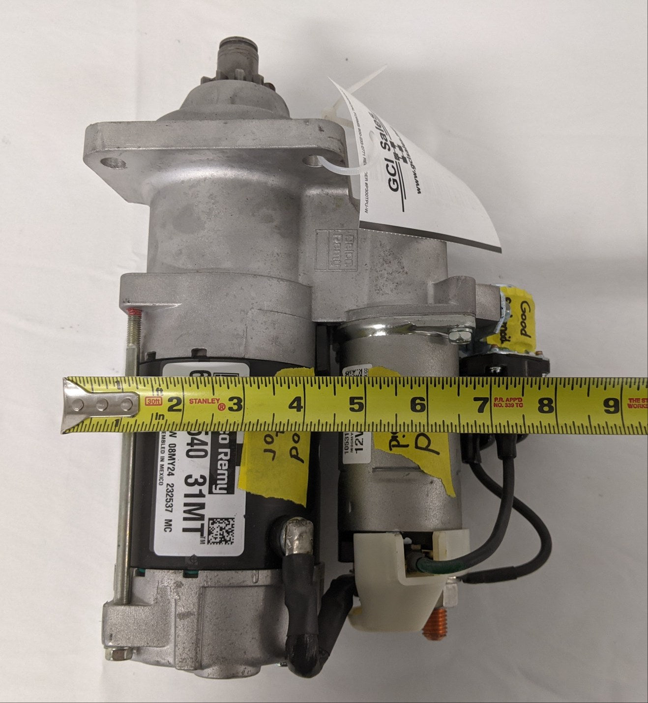 *Bad Solenoid* Delco Remy 31MT Wet 12V CW Starter Motor - P/N DR 61016540 (9865605939516)