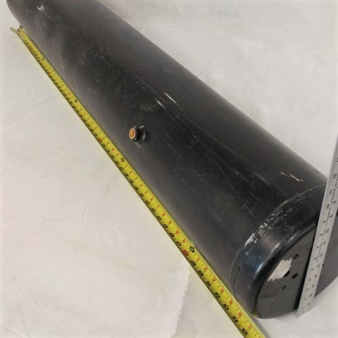 Used Bendix 9" Diameter 55 ½"  Aluminum Air Tank w/ Wet Tank - P/N: 5009107 (8073497706812)