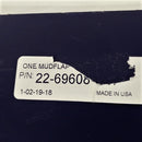 Used Freightliner 24" Mitered 2 Black Mud Flap w/o Logo - P/N: 22-69608-041 (6694135529558)