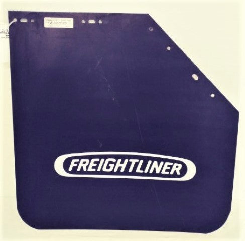 Freightliner RH 24" Rear Black Mud Flap w/ Logo- P/N  22-69608-221 (8154306937148)