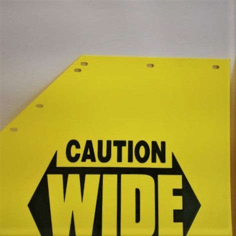 Pair Of "Wide Turn" Mud Flaps P/N: (RH)- 22-61643-561 , (LH)- 22-61643-551 (4512765444182)