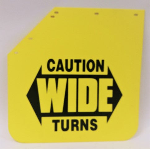 LH Wide Turn Mud Flap - 22-61643-551