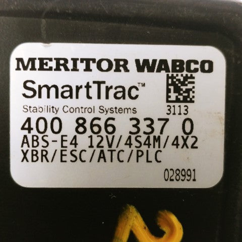 Meritor Wabco ABS Control Module ECU P/N 400 866 337 0 (4514334507094)