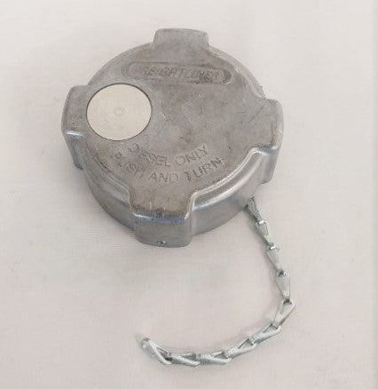 Freightliner Quarter Turn 3.5" Diesel Fuel Cap w/o Bar - P/N: 03-37017-000 (6785100578902)