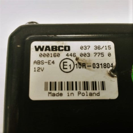 Meritor Wabco ABS Control Module ECU (Parameters Changed) - P/N: 400 865 747 0 (4516864524374)
