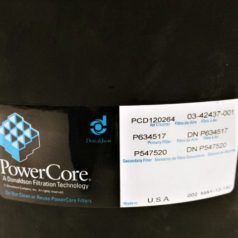 Donaldson PowerCore Air Cleaner P/N: 03-42437-001, PCD120264 (4522353950806)