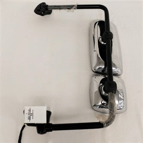 Damaged Freightliner M2 LH Chrome Door Mirror Assy - P/N  A22-74243-048 (8107012096316)