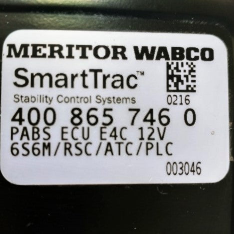 Meritor Wabco ABS Control Module ECU P/N  400 865  746 0 (6740818133078)