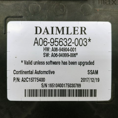 Daimler 12V Config Body Controller - P/N- A06-95632-003 (4508155641942)