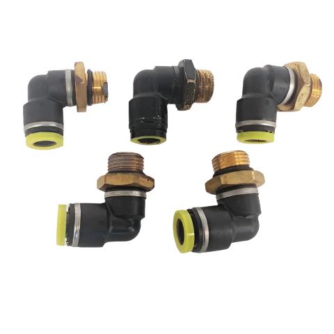 *Pk of 5* SMC M16 O-Ring x 3/8 PTC 90° Elbow Connector - P/N  23-13738-010 (6710264463446)