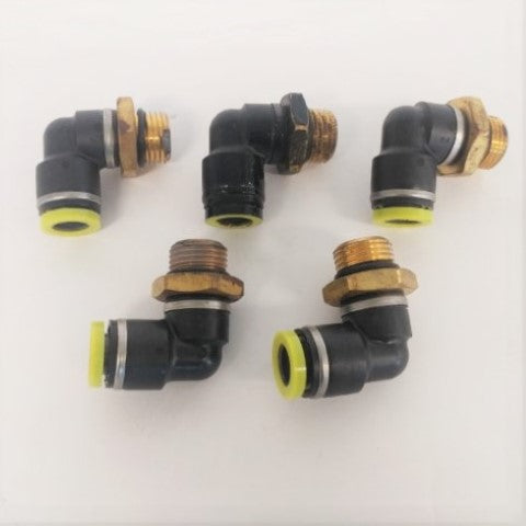 *Pk of 5* SMC M16 O-Ring x 3/8 PTC 90° Elbow Connector - P/N  23-13738-010 (6710264463446)