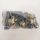 *Set of 10* SMC 1/4 MPT, (2) 3/8 PTC Male Branch Tee - P/N  SMC KV2T07 35S (6710327378006)