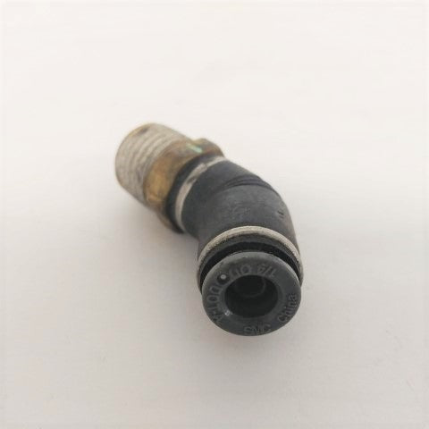 *Pk of 10* SMC 1/4 PTC x 1/4-18 Male NPT 45° Elbow - P/N: SMC KV2K07 35S (6710326231126)