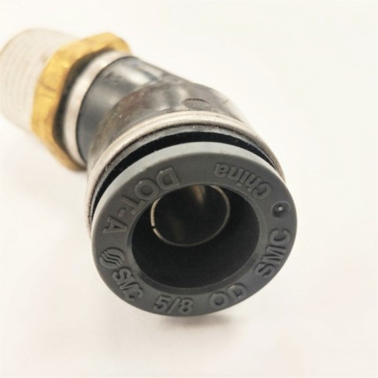 *Pk of 10* SMC 5/8 PTC x 1/2-14 Male NPT 45° Elbow - P/N: SMC KV2K15-37S (6710936338518)