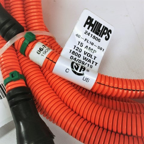 Philips  Air Conditioner 3- Prong Power Shore Cable P/N: 06-71656-213 (4550319571030)