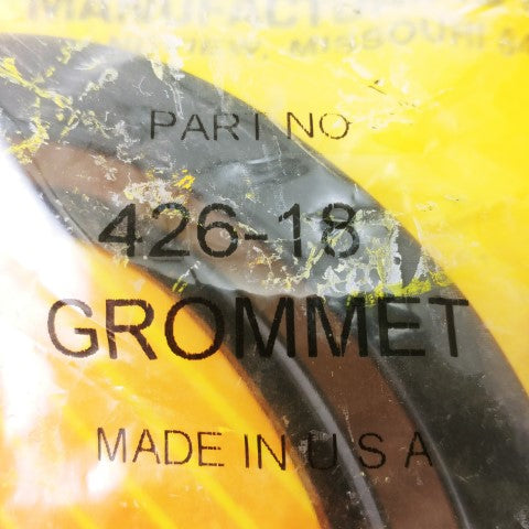 Peterson 4" Round Black PVC Grommet Set Of 2 P/N: 426-18 (4562869944406)