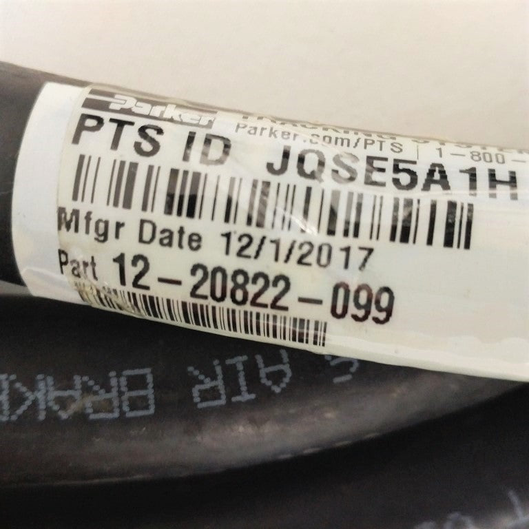 Parker #6 99" 3/8 SAE Air Brake Hose - P/N  12-20822-099 (6751100633174)