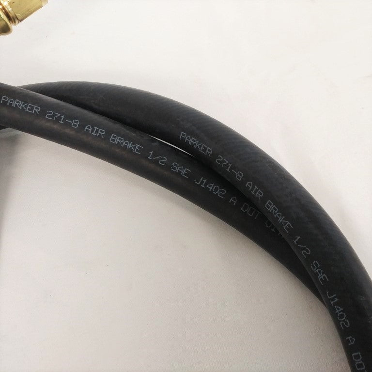 Parker #8 86" Charge Back Hose w/ -8 45° Swivel Ends - P/N: 12-21021-086 (6719232344150)