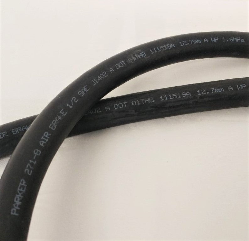 Parker 79" 8 C/B SAE 45 Swivel End Air Brake Hose - P/N: 12-21021-079 (6719455035478)