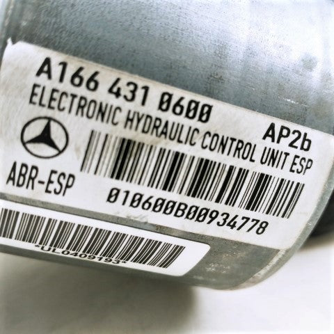 Mercedes-Benz Electronic Hydraulic Control Unit P/N: A 166 431 06 00 (4571074887766)