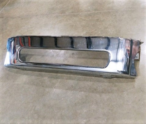 Freightliner M2 Chrome Bumper-LH LIC PLT P/N  A21-28177-005 (4573369827414)