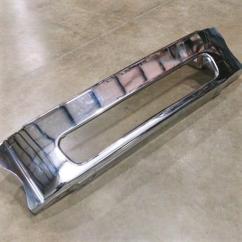 Freightliner M2 Chrome Bumper-LH LIC PLT P/N  A21-28177-005 (4573369827414)