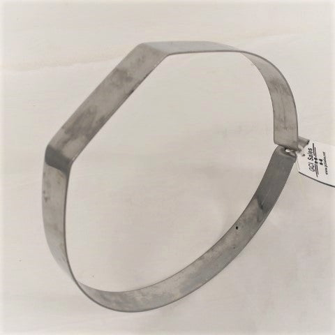 Used Freightliner Stainless Steel Clamp (w/o Nut & Bolt)  P/N  12-22886-001 (6751100731478)